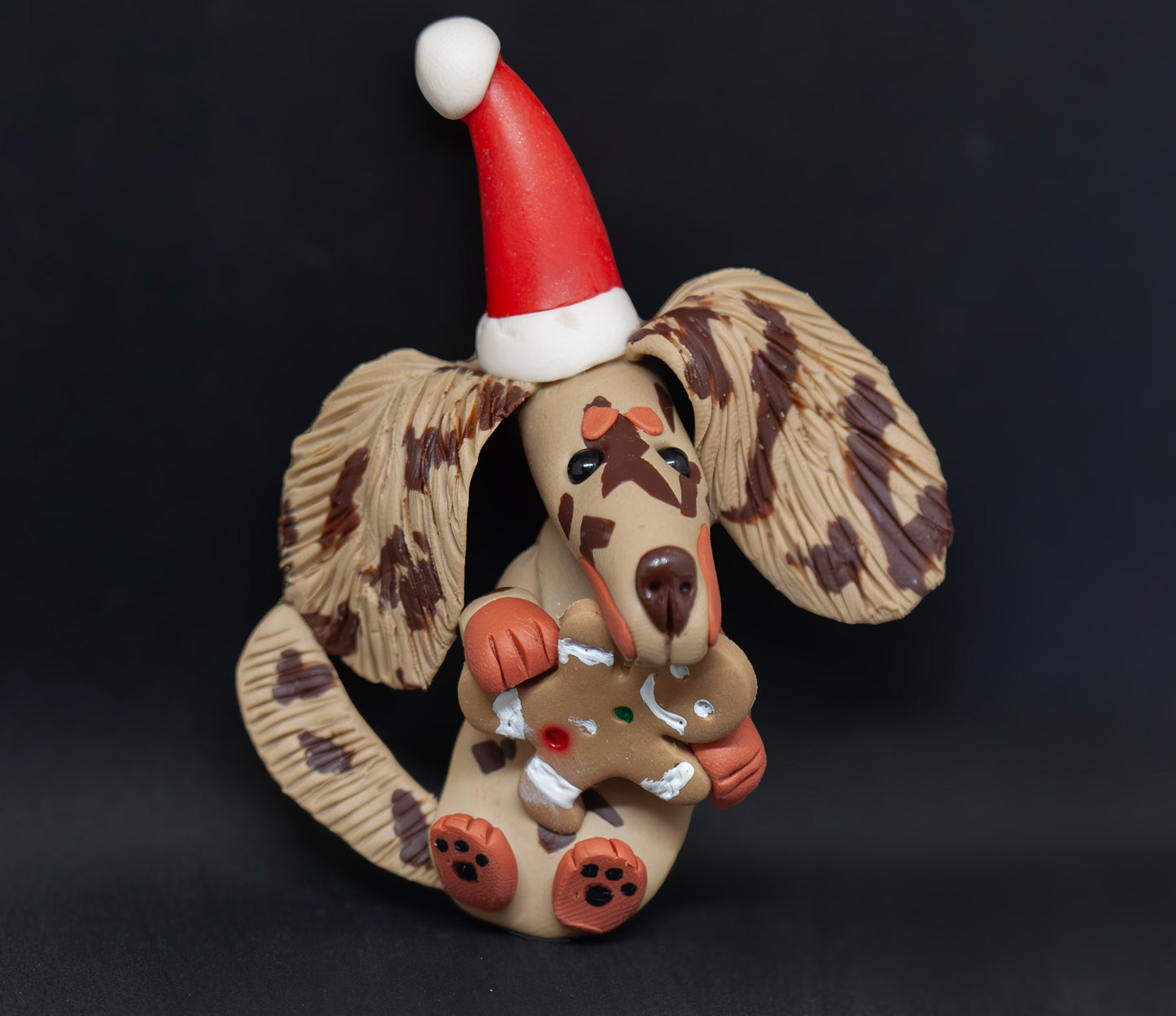 Handmade Dachshund Figurine Ornament