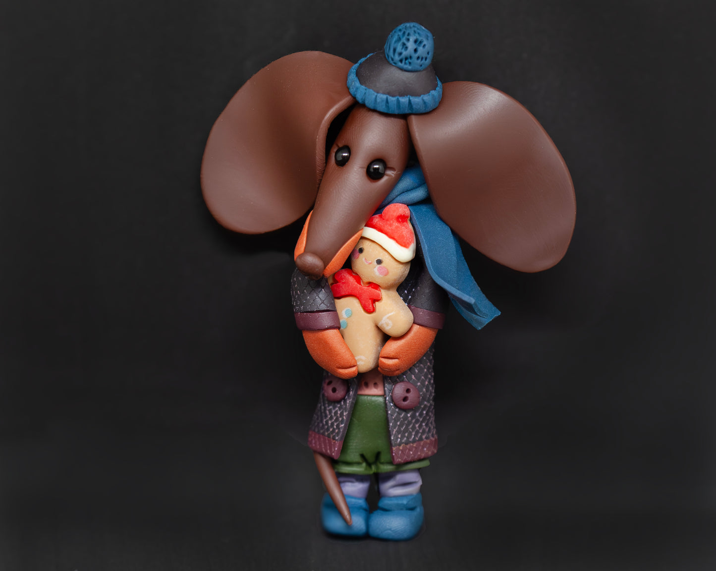 Handmade Dachshund Figurine Ornament