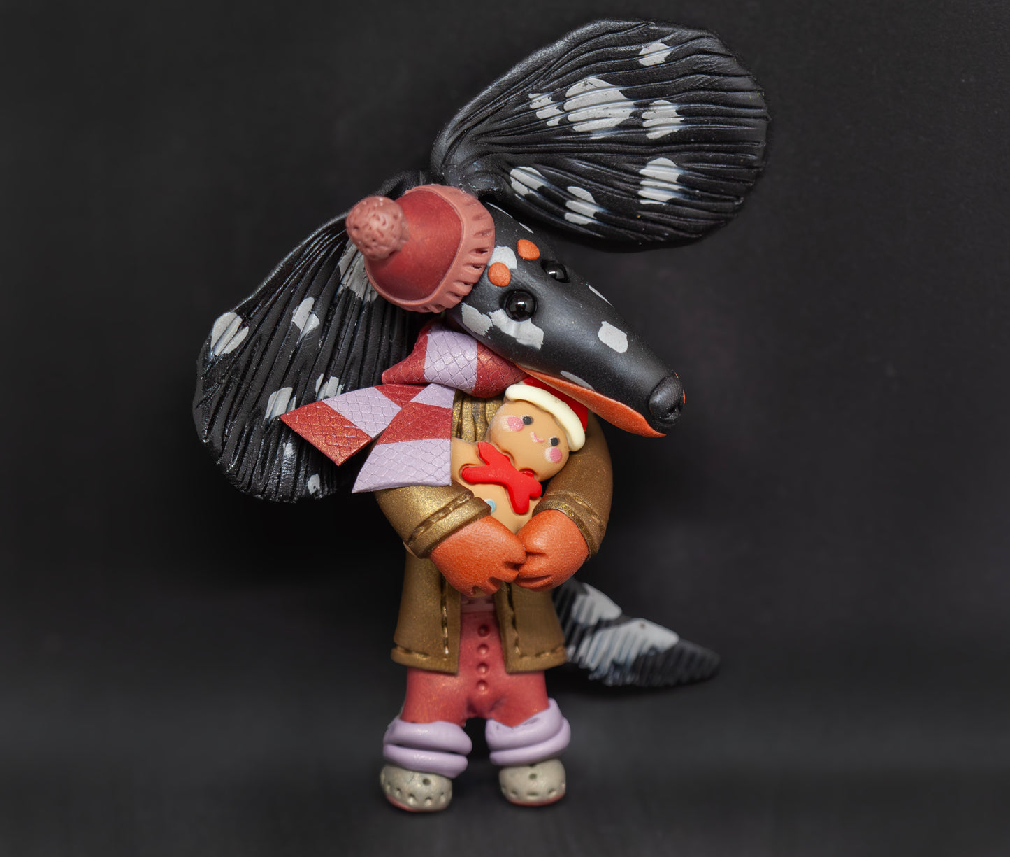 Handmade Dachshund Figurine Ornament