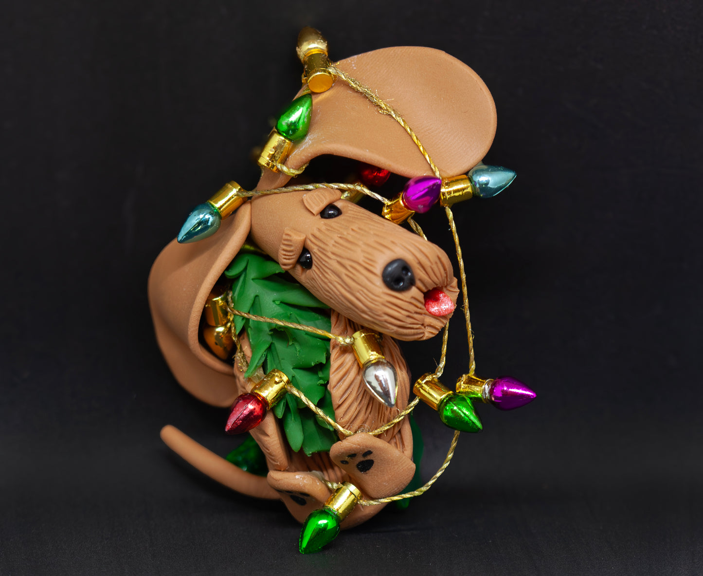 Handmade Dachshund Figurine Ornament