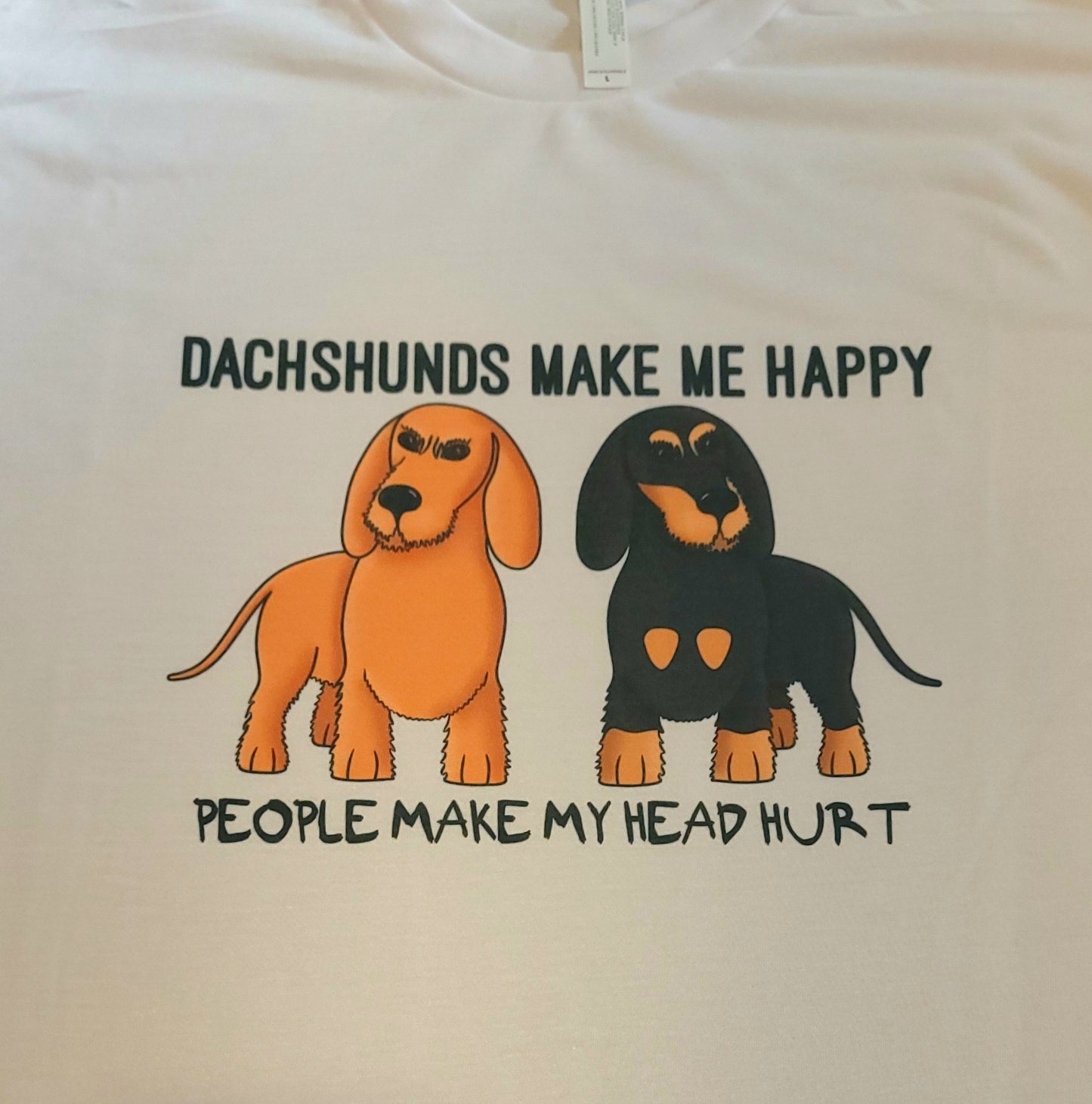 Unisex Short Sleeve T-Shirt, white, lightweight, size L